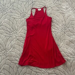 Lou & Grey Red Midi Dress